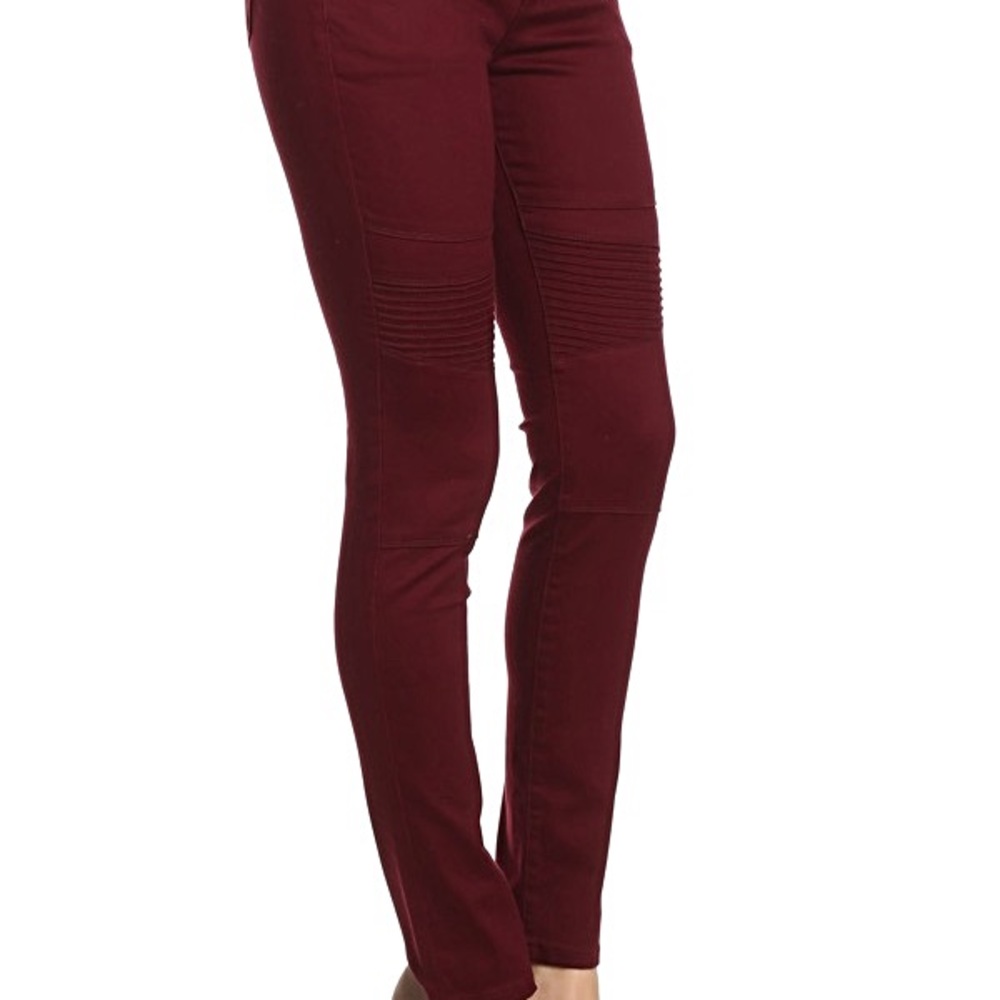 Denim Jeans (BURGUNDY)